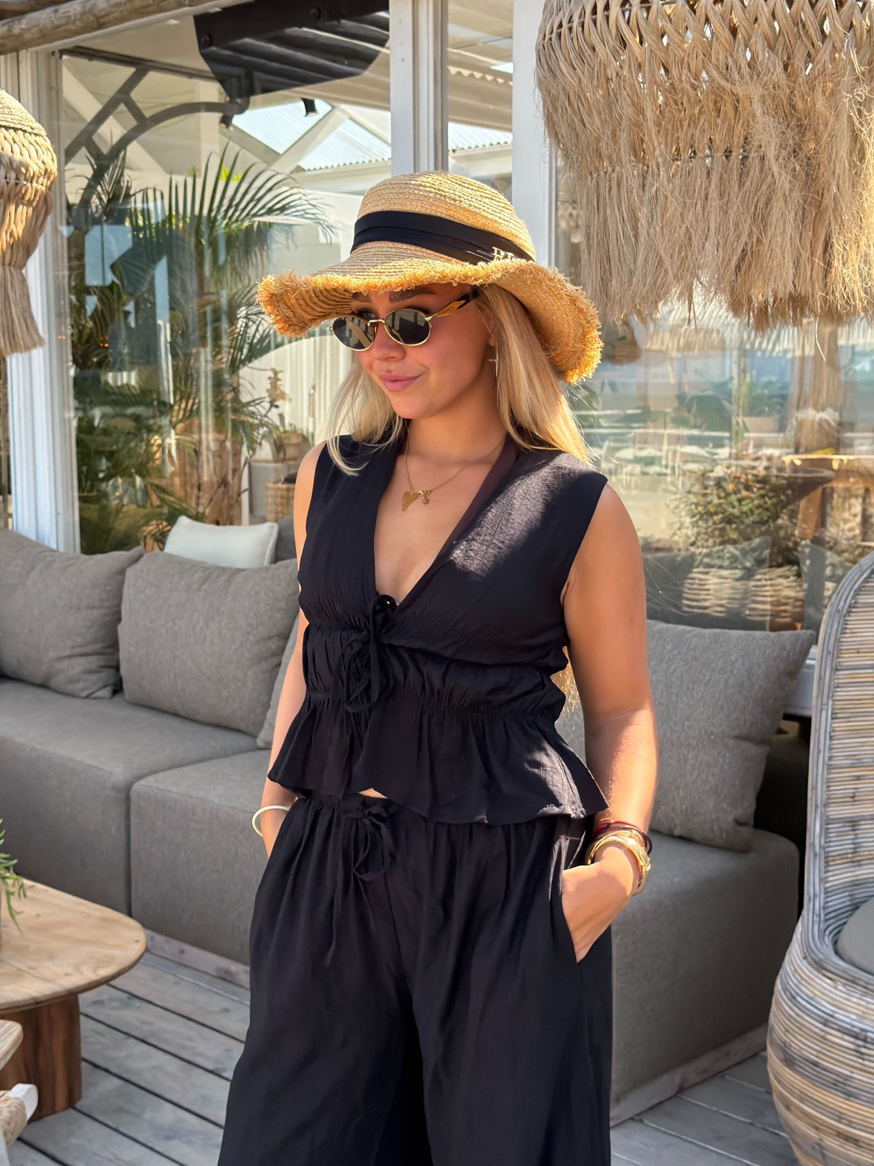 Luxe Two Piece Set Zwart | Liv