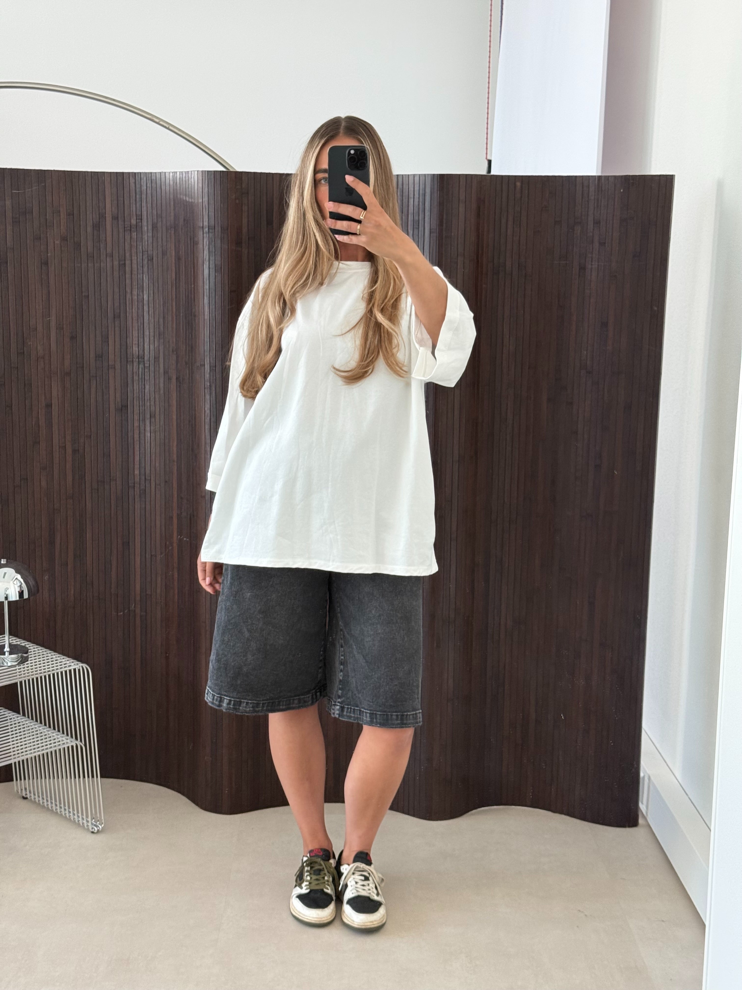 Oversized Boyfriend T-shirt Wit