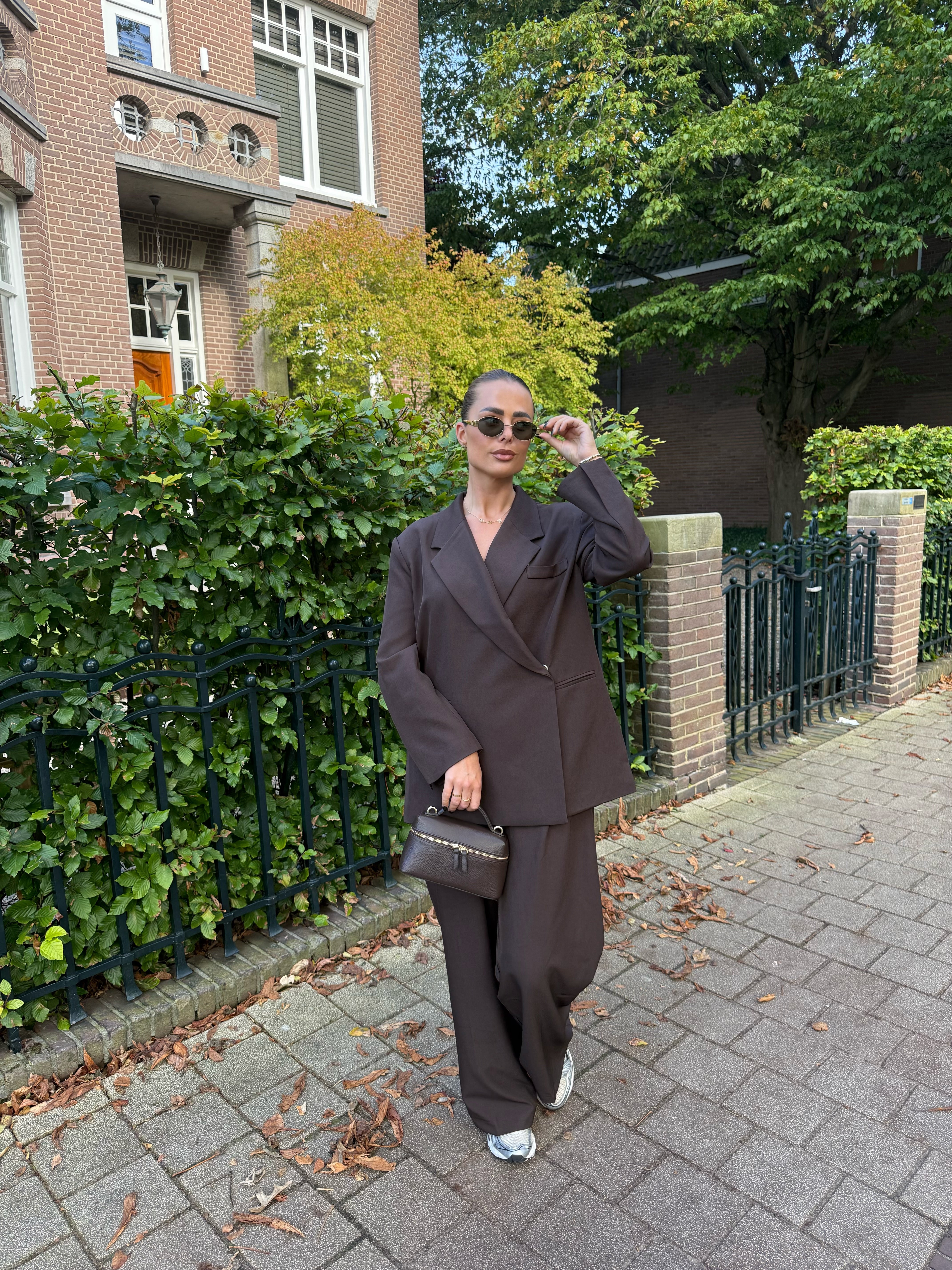 Oversized Blazer Bruin | Jisca