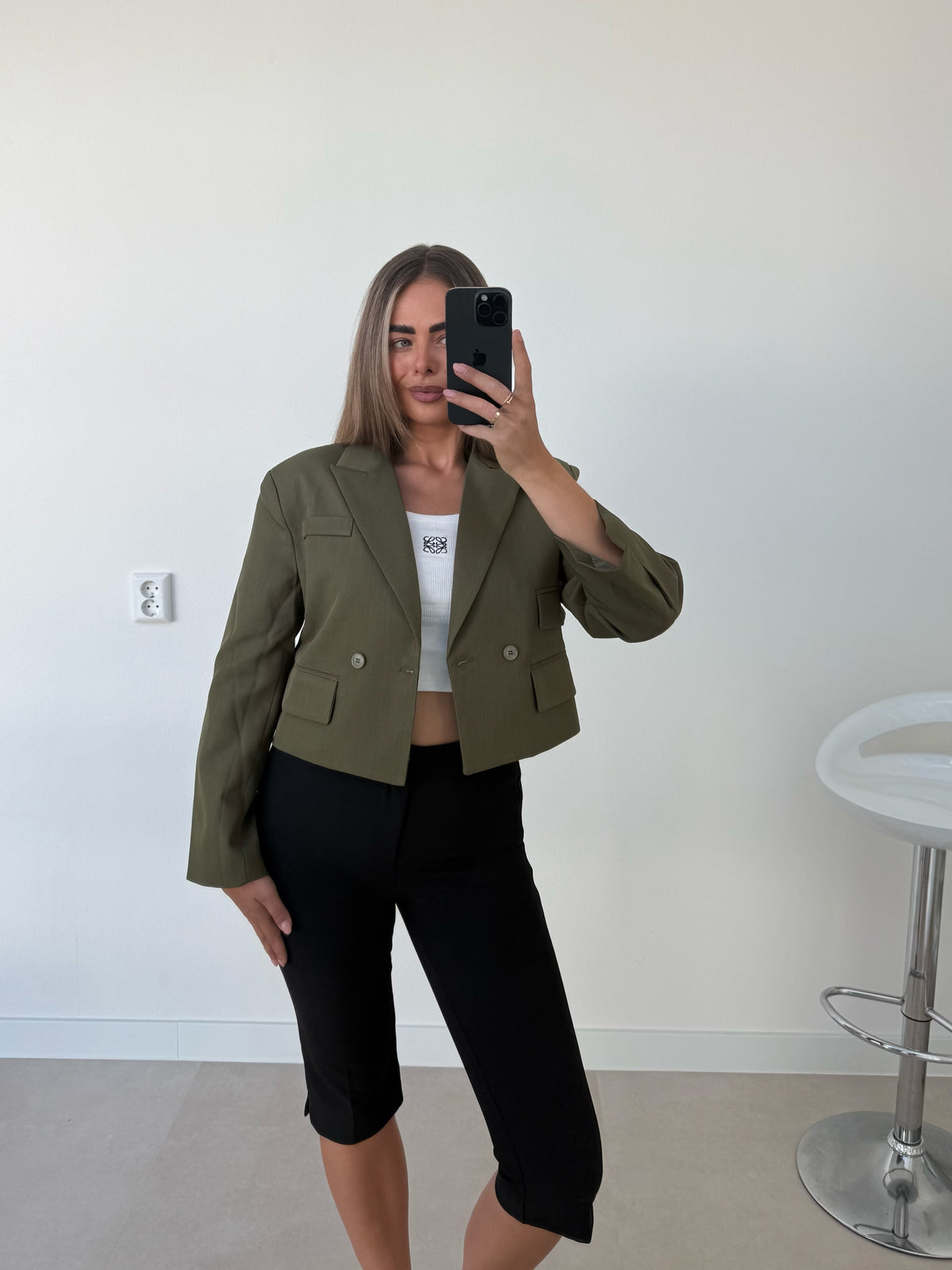 Ambika Blazer Army Groen