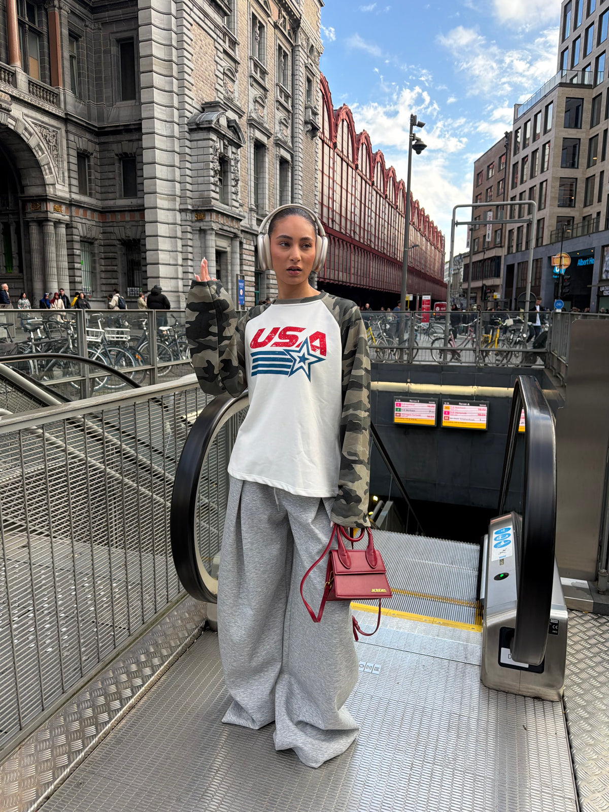 Longsleeve Camouflage USA