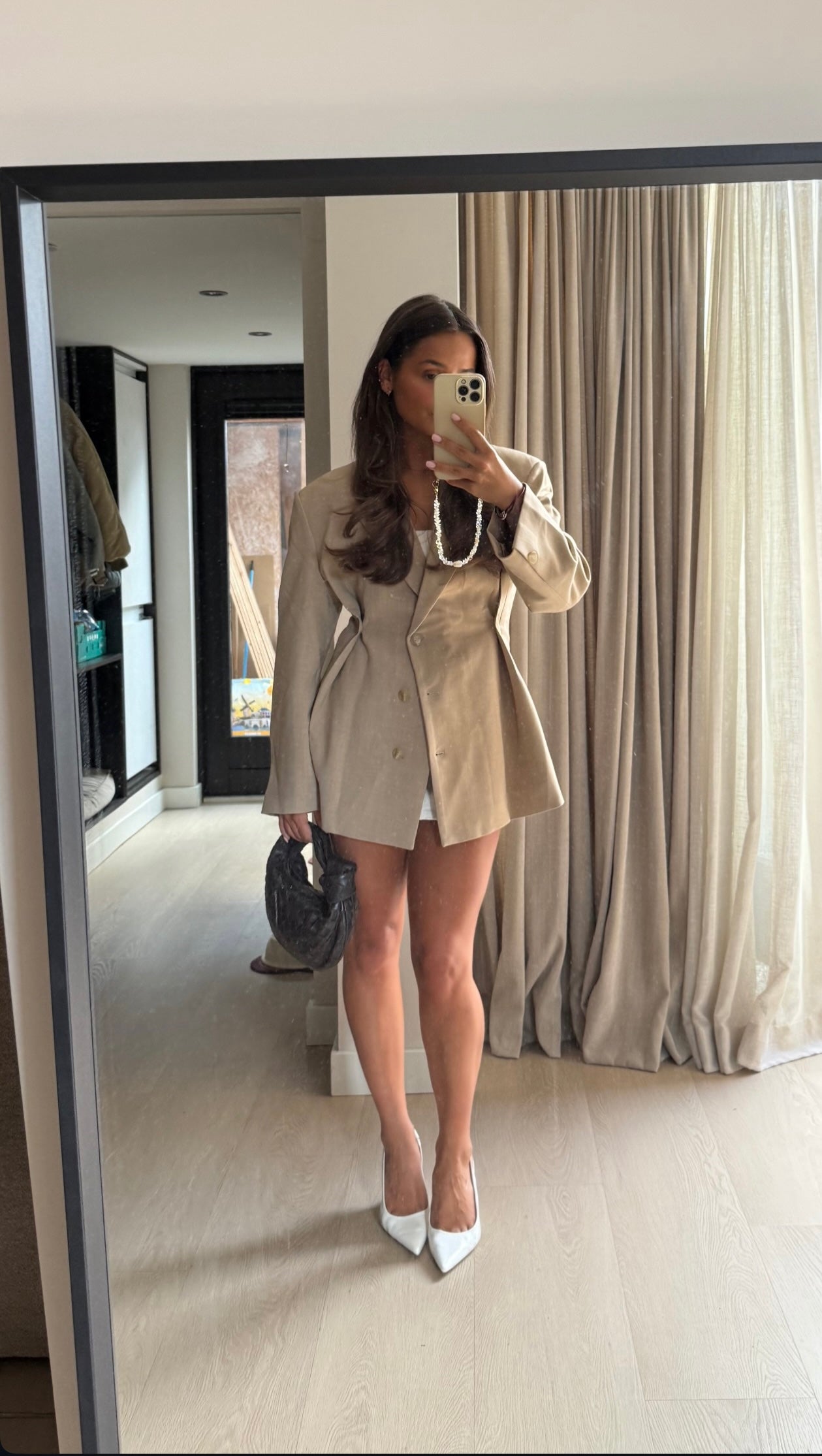 Getailleerde Blazer Knoopjes Camel | Liv