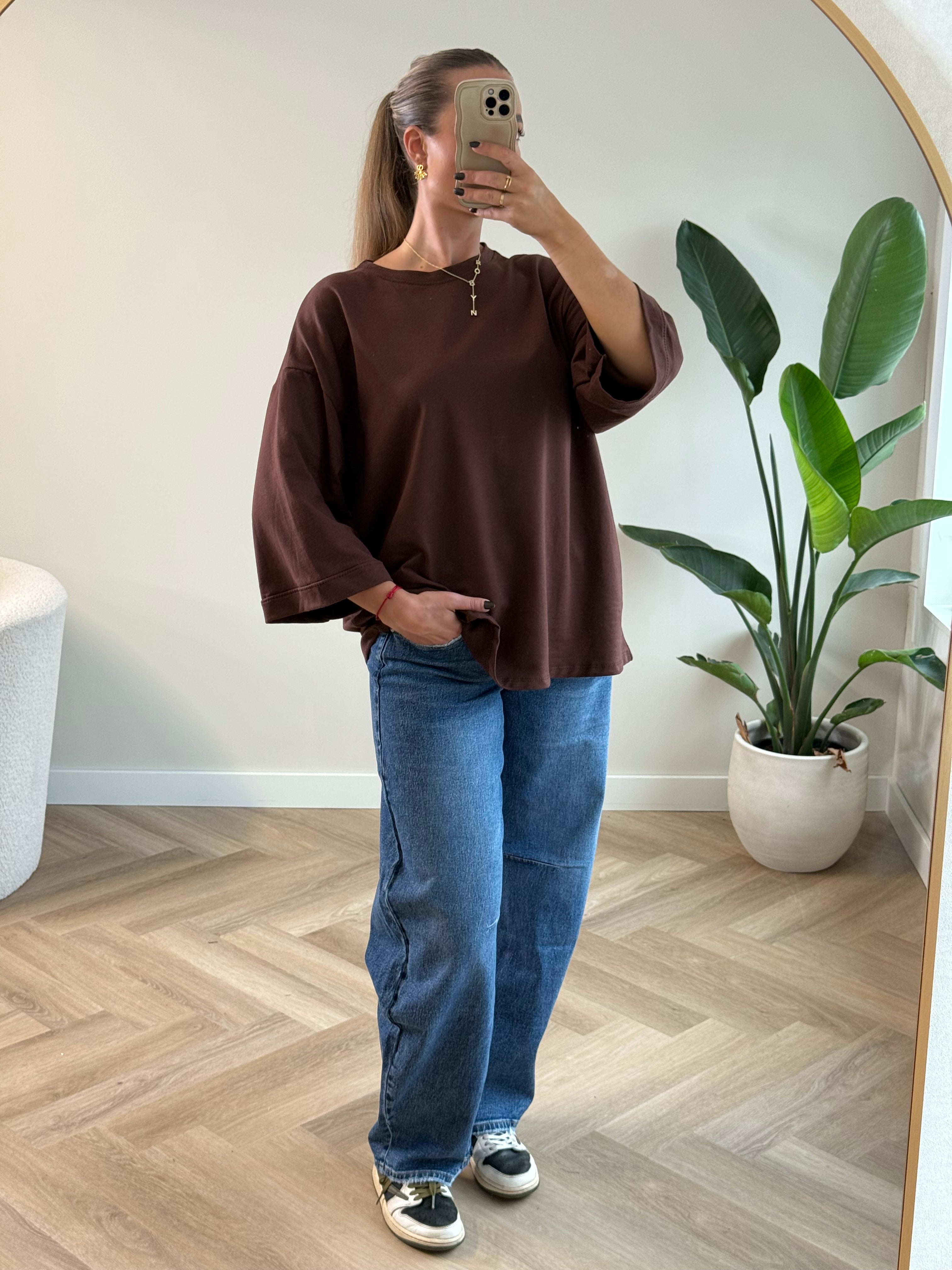 Queen Hearts Balloon Jeans Blauw