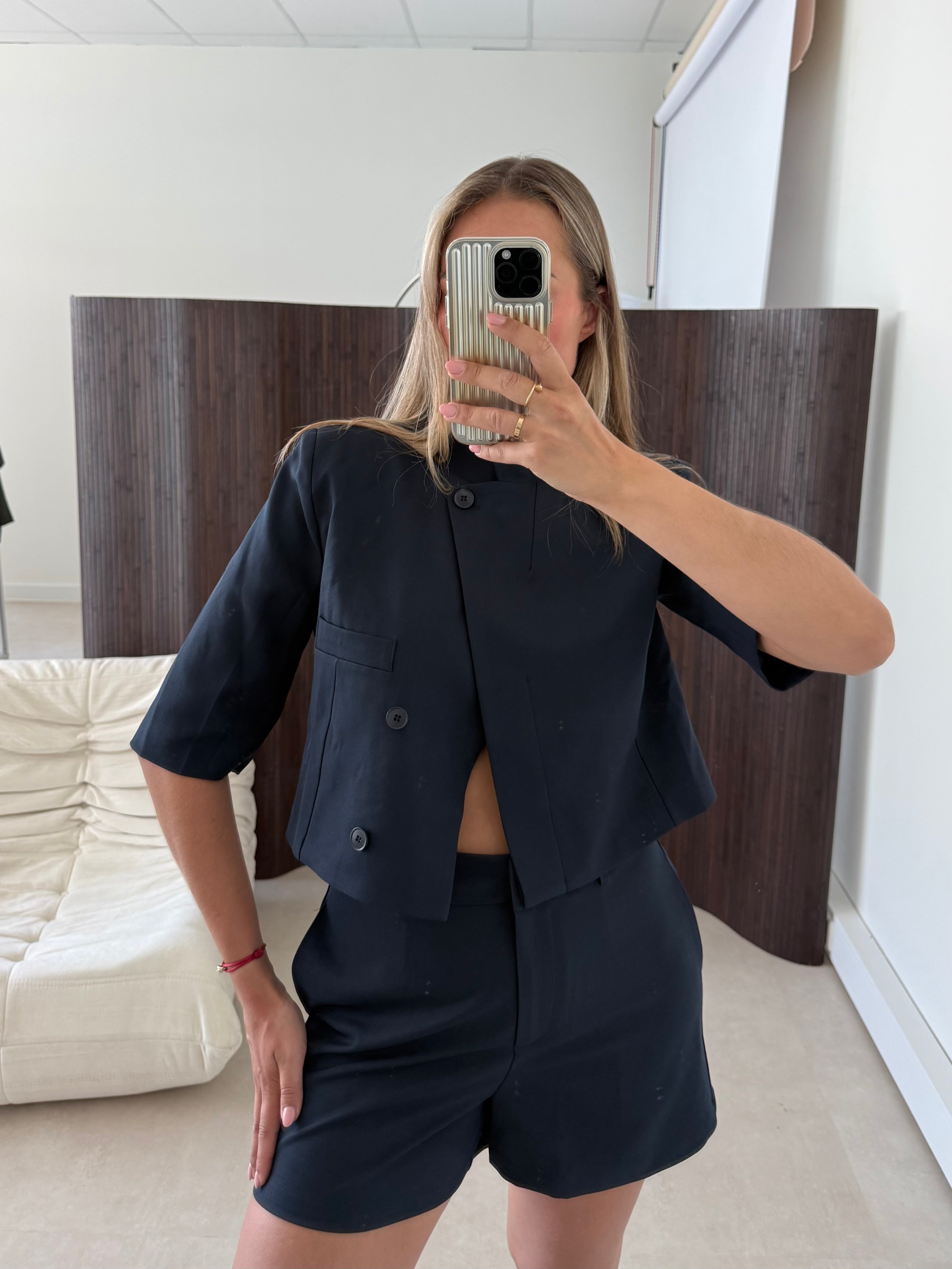 Ambika Pantalon Short Navy | Ayla