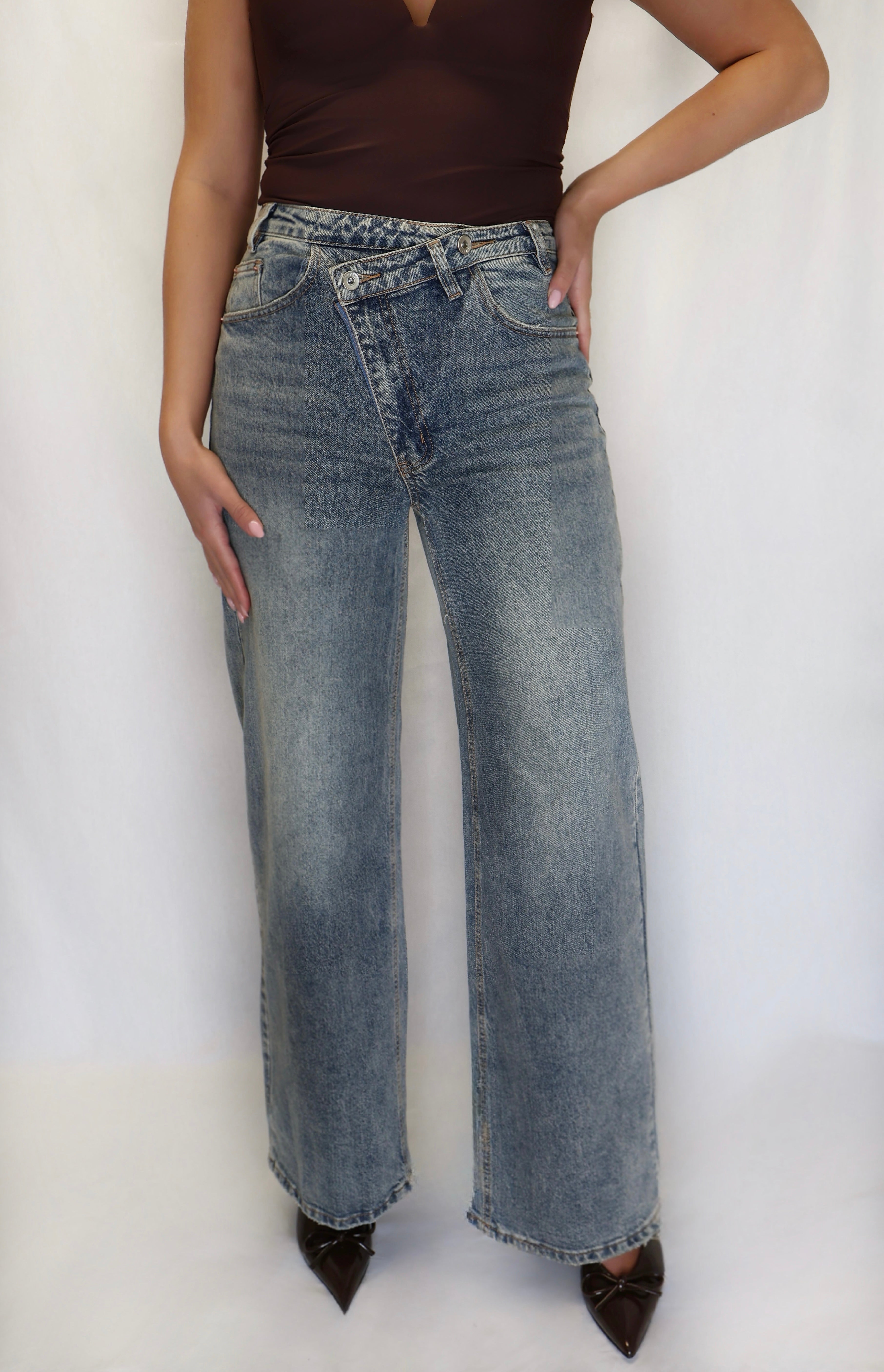 Overslag Jeans Vintage Washing | Nova