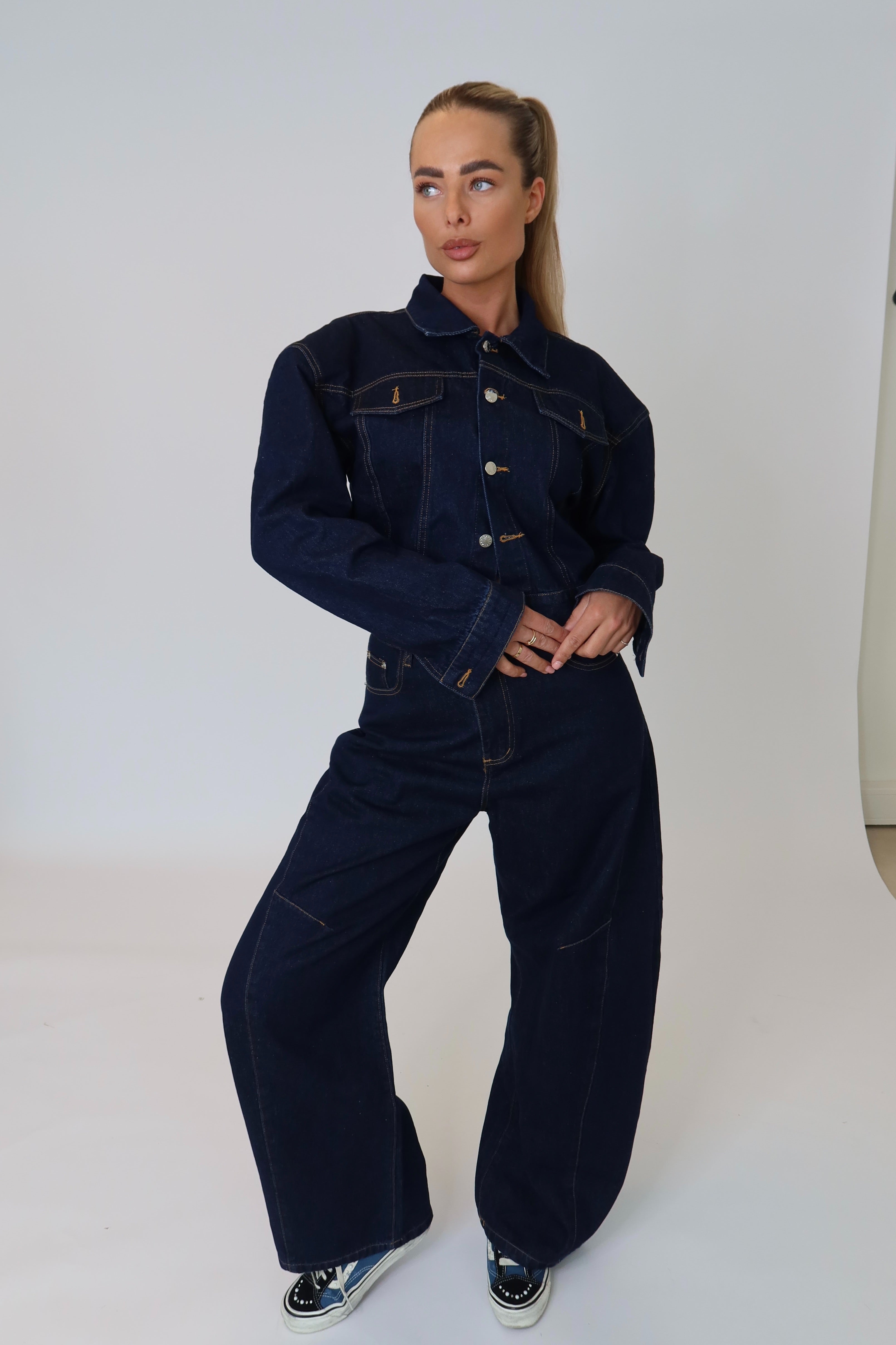 Denim Set Donker Blauw | Day