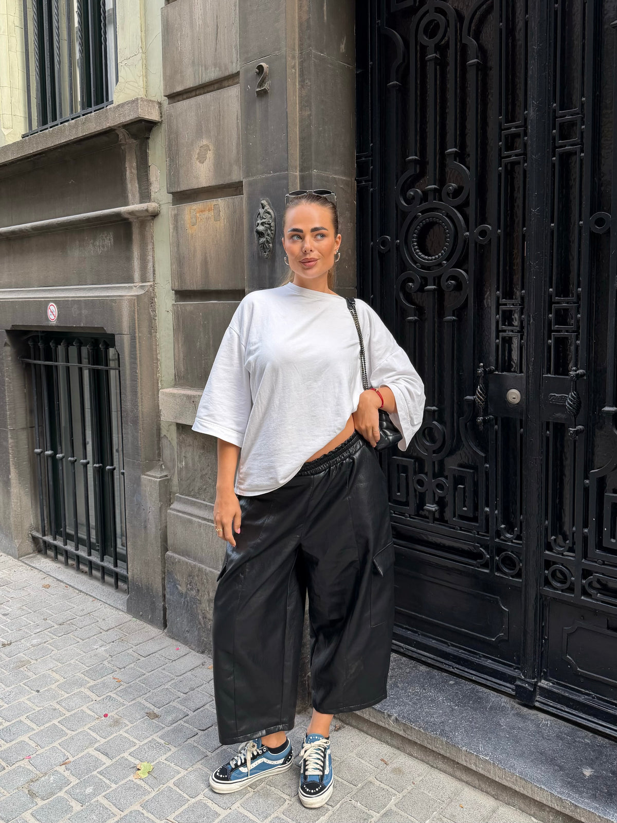 Oversized Boyfriend T-shirt Wit
