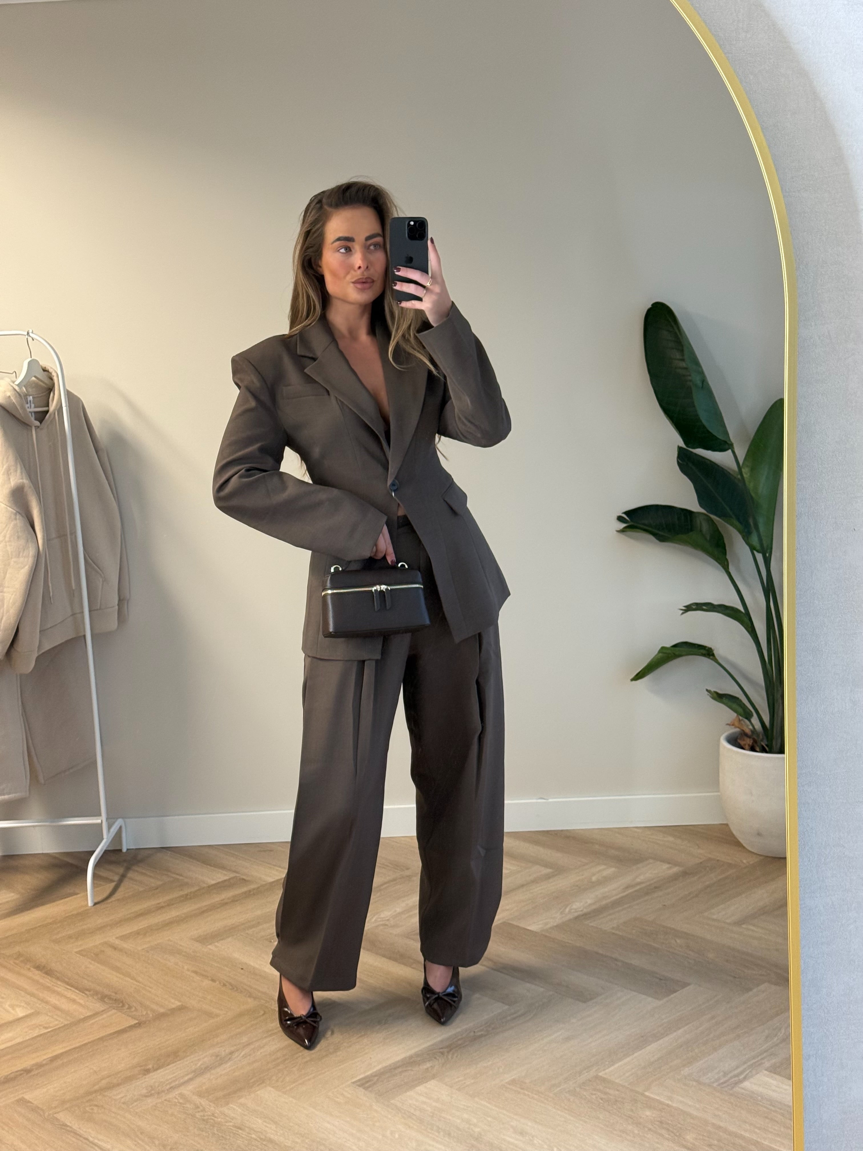 Getailleerde Blazer Army Groen | Indy