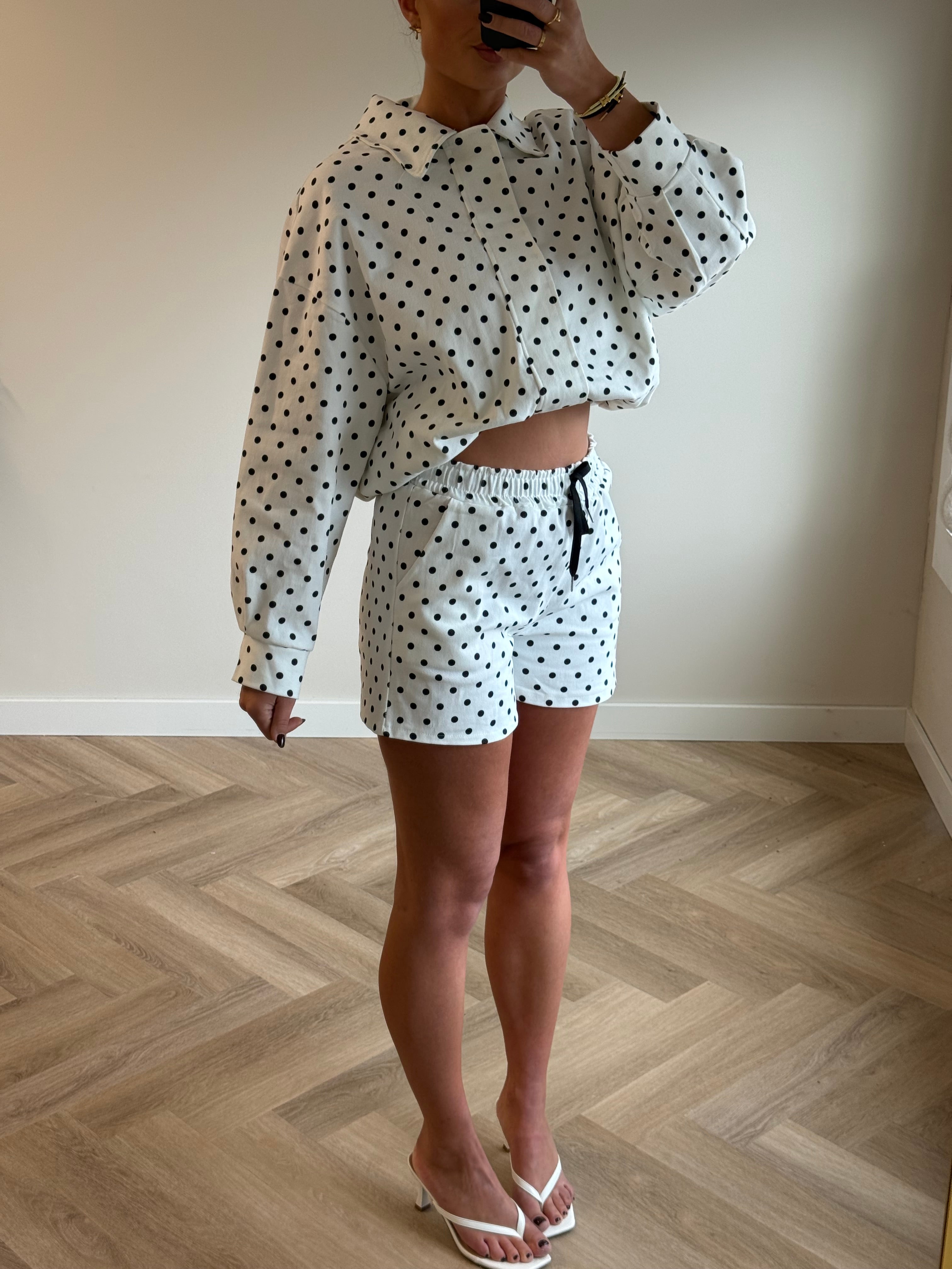Polkadot Set Wit Zwart | Peggy
