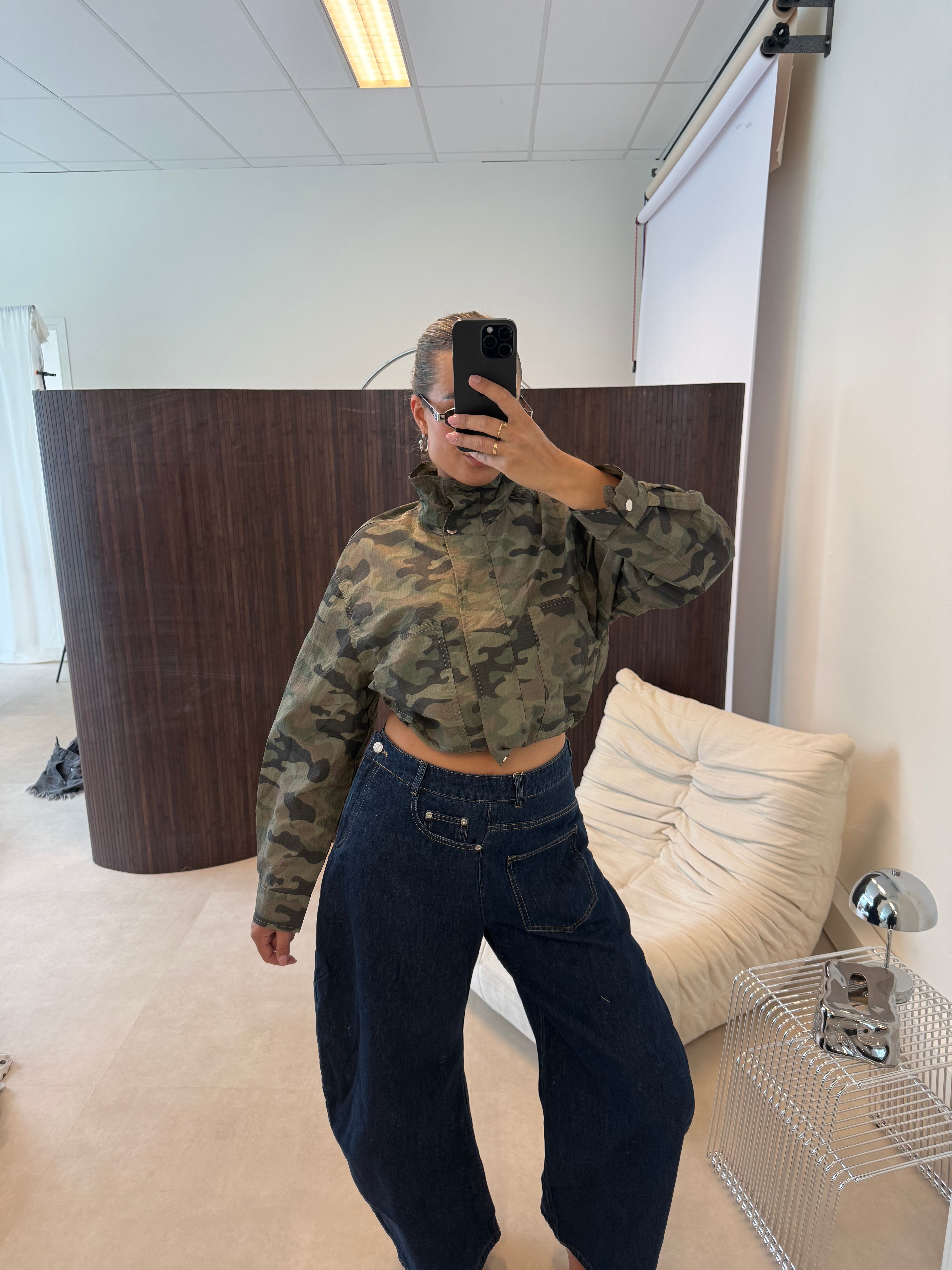 Camouflage Jacket Army Groen