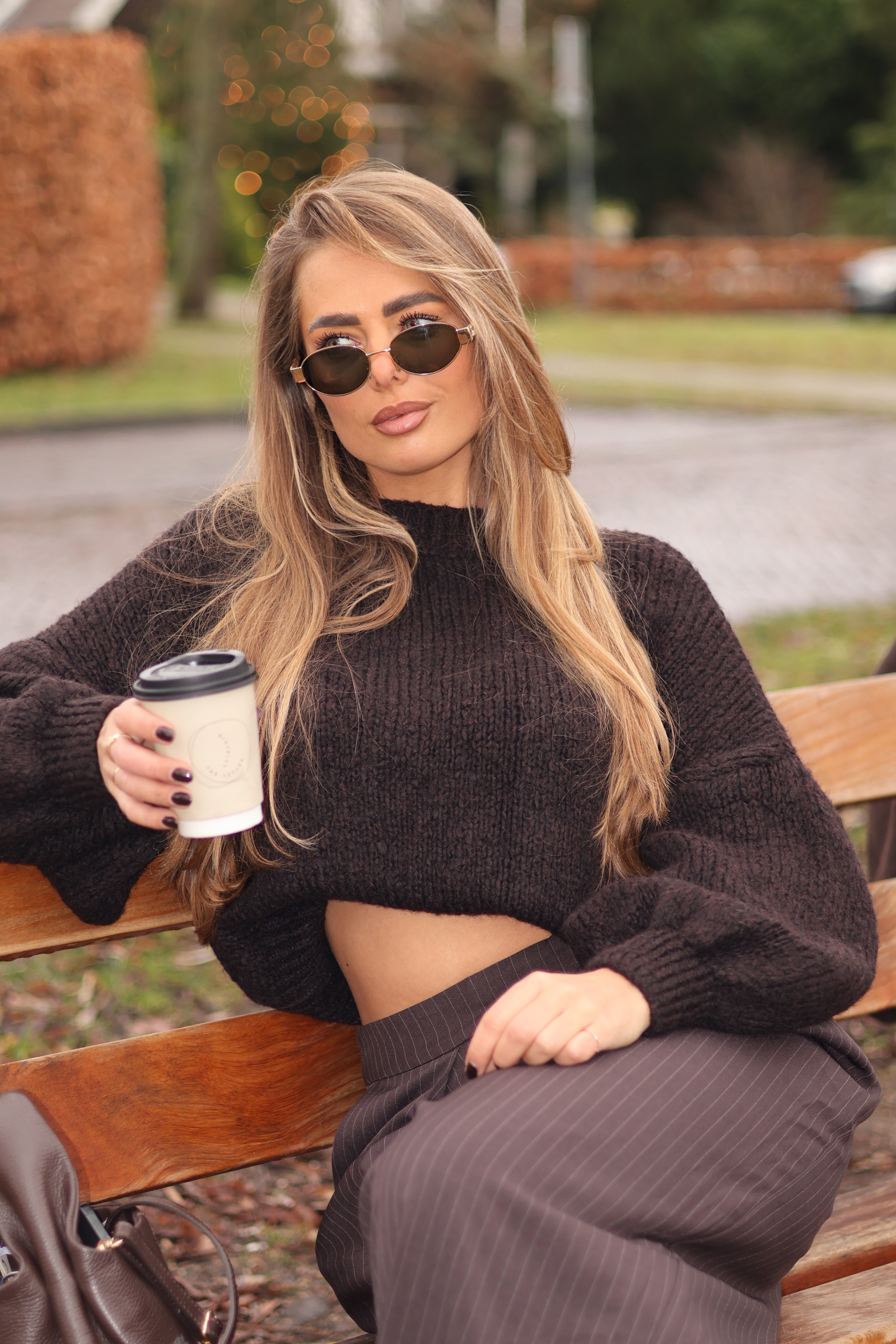 Knit Trui Bruin | Jessy