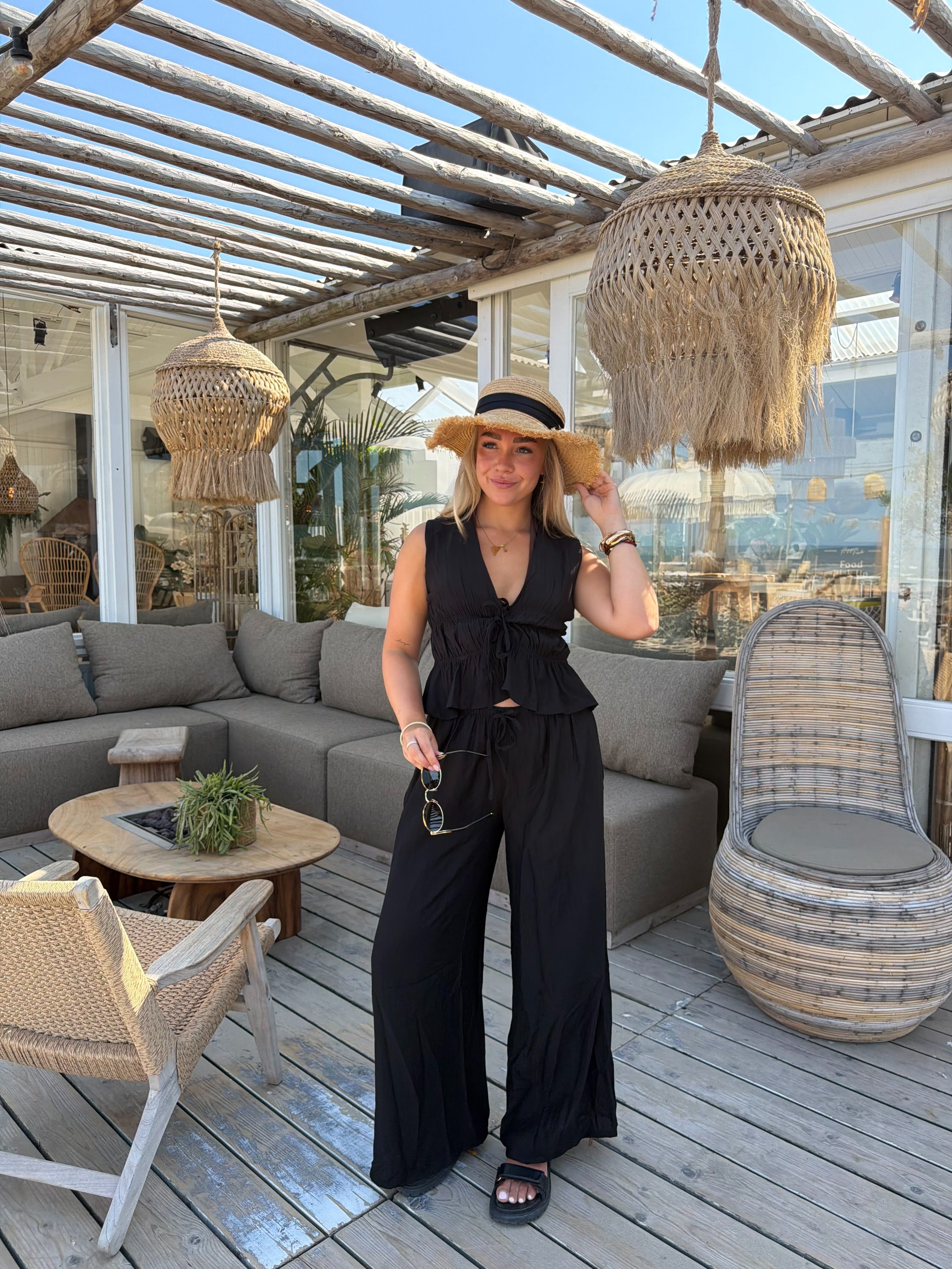 Luxe Two Piece Set Zwart | Liv