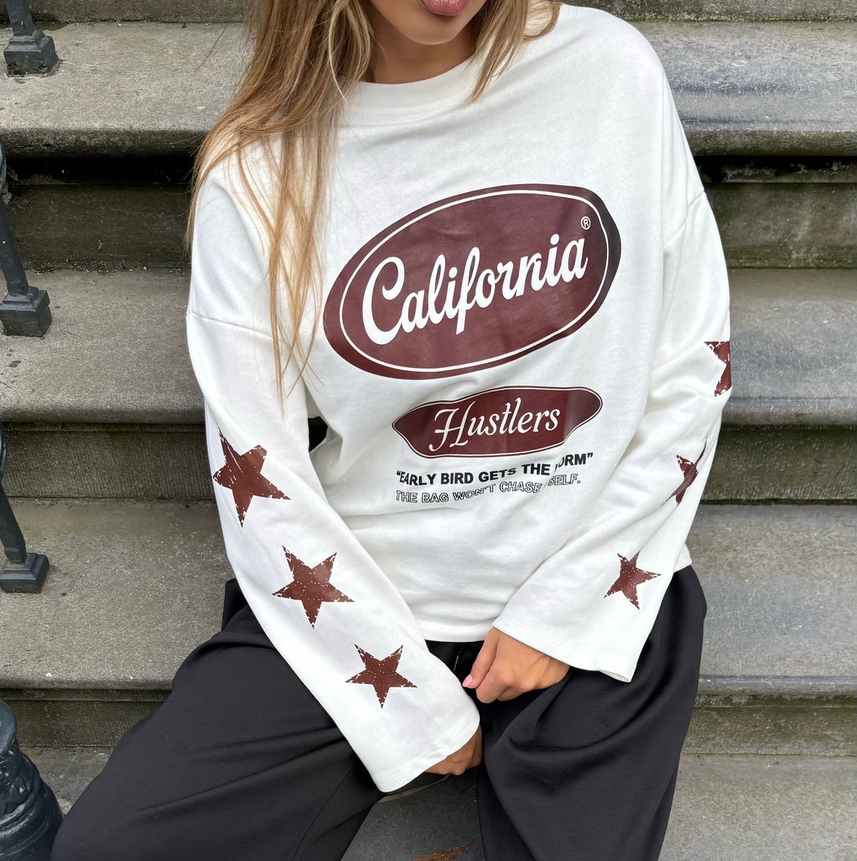 California Hustlers Sweatshirt Wit