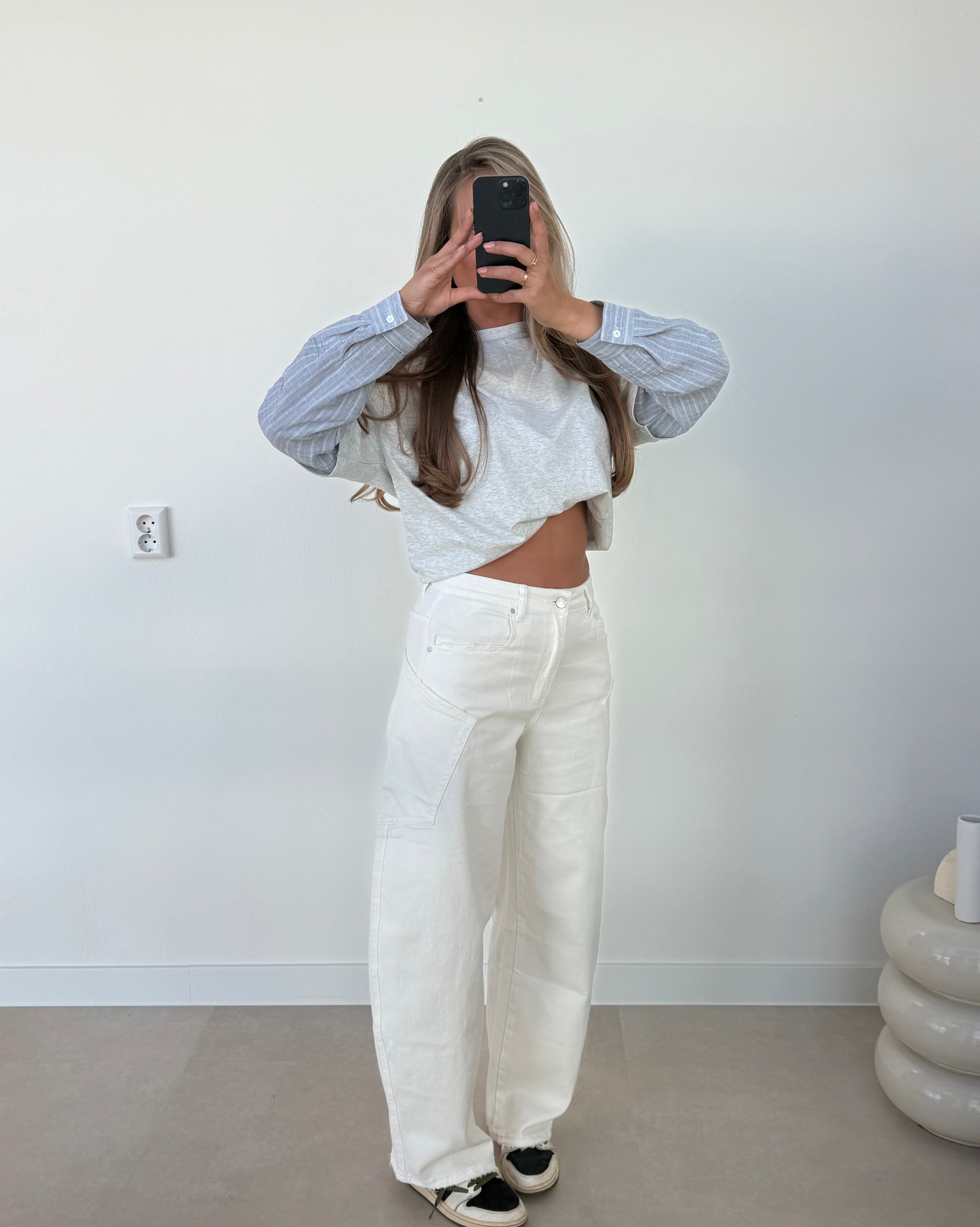 Queen Hearts Balloon Jeans Stretch Wit | Mae