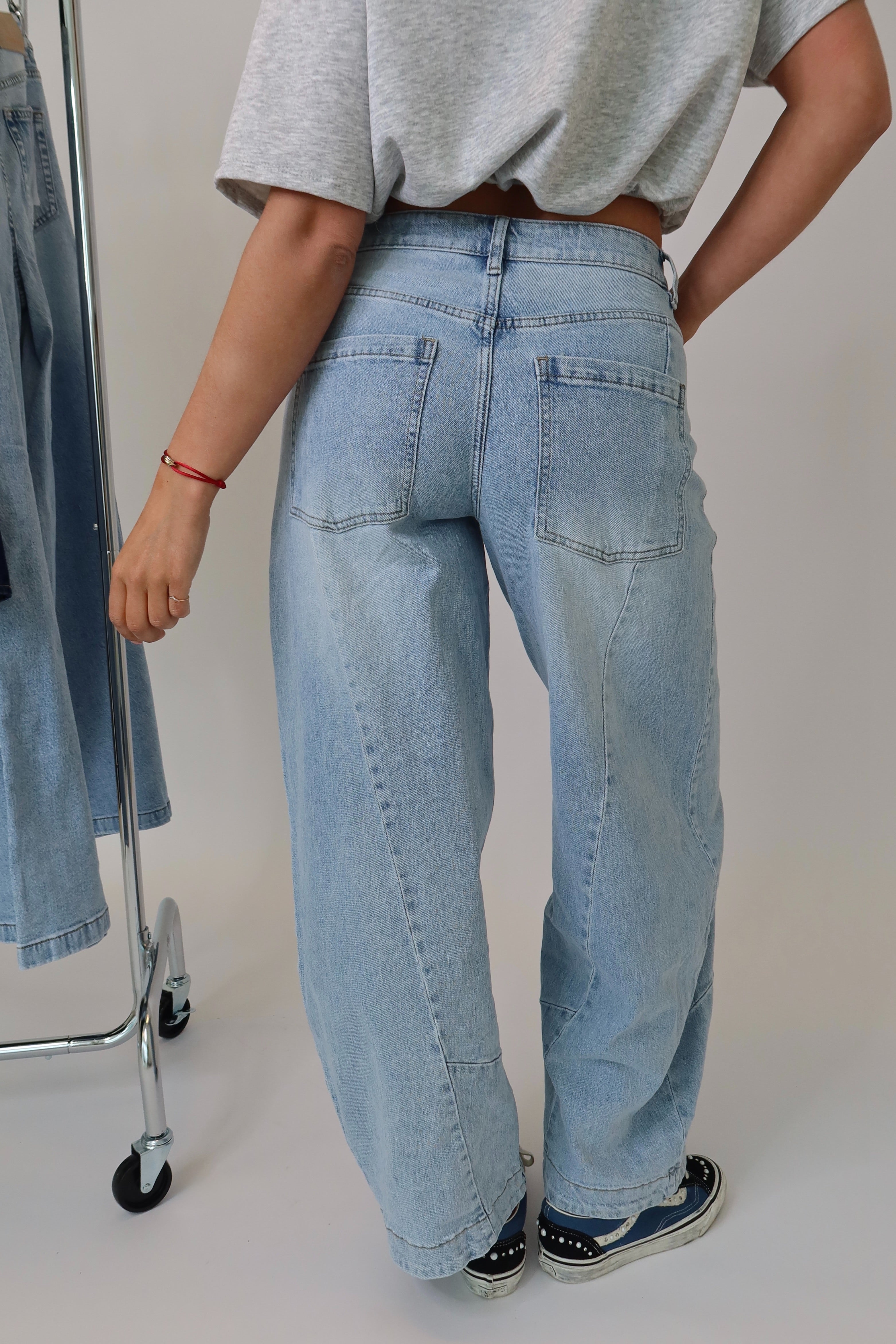 Balloon Jeans Licht Blauw