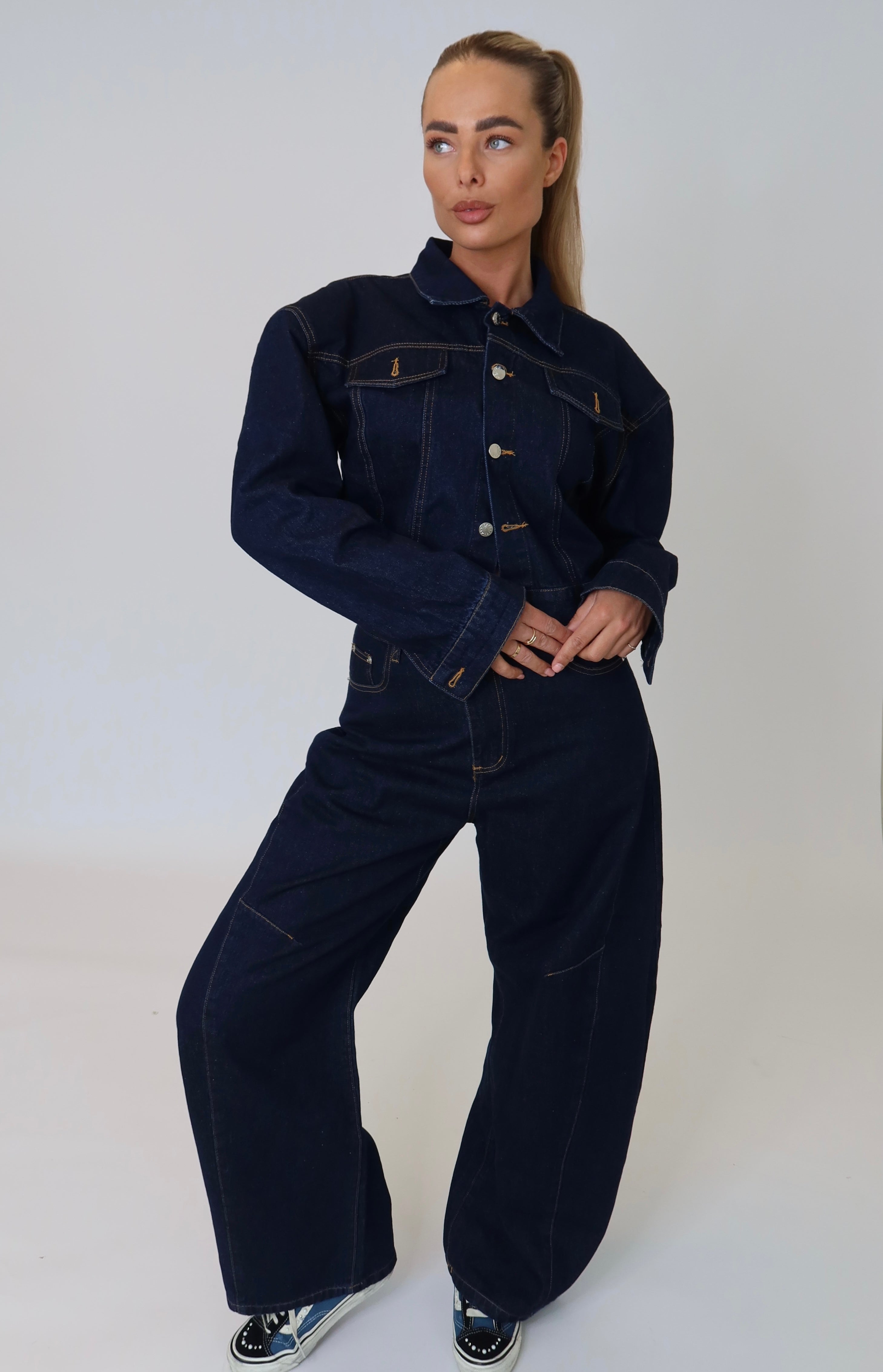 Denim Set Donker Blauw | Day