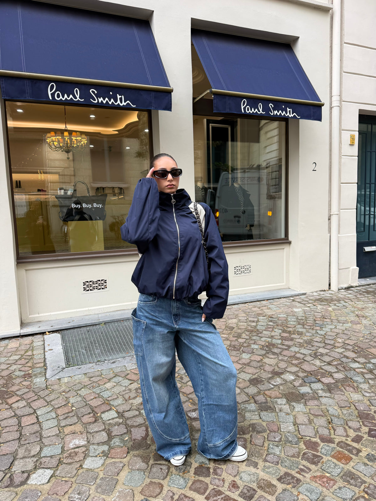 Pocket Jeans Donker Blauw