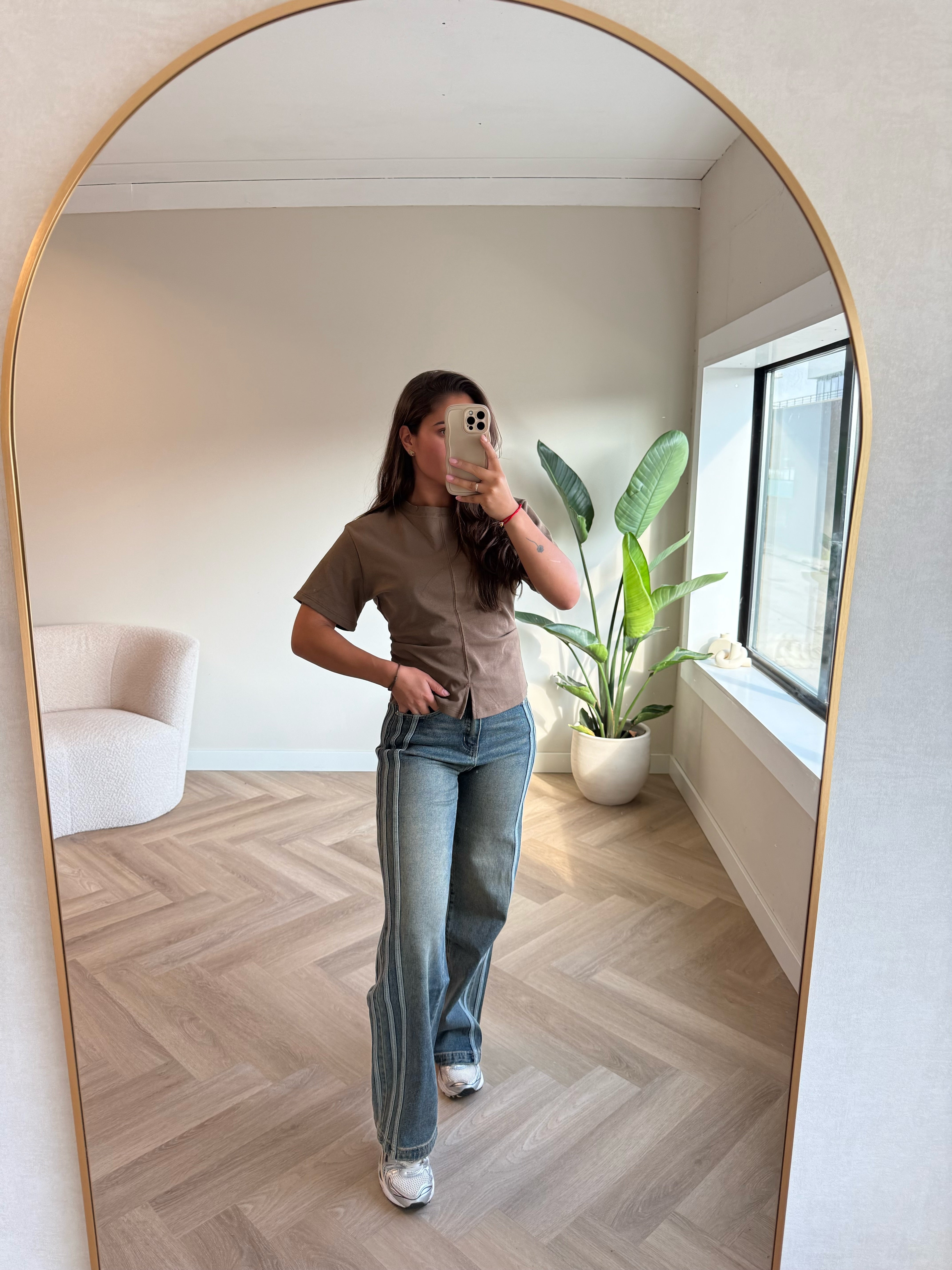 Vintage Jeans Met Strepen | Rocky