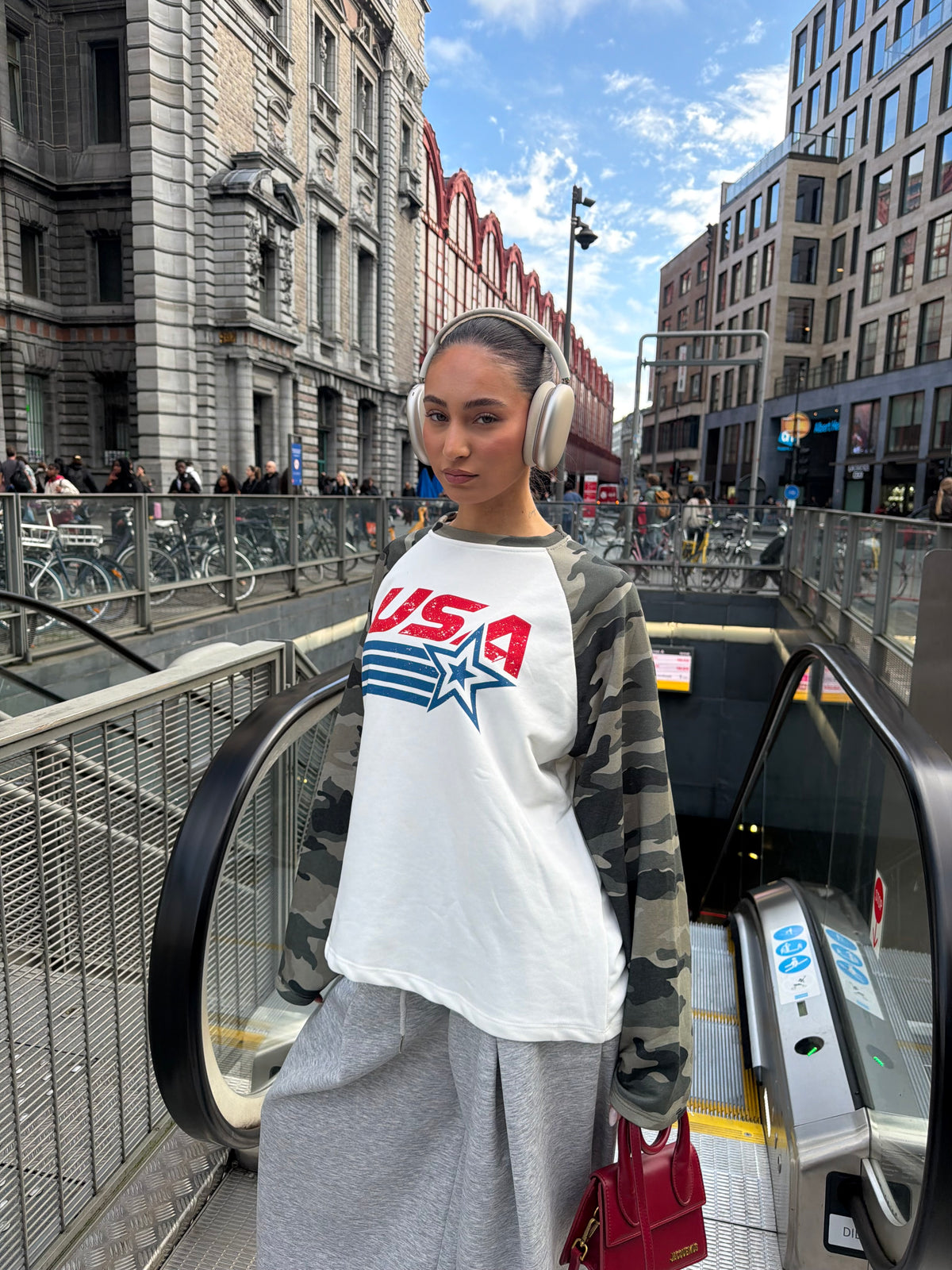 Longsleeve Camouflage USA