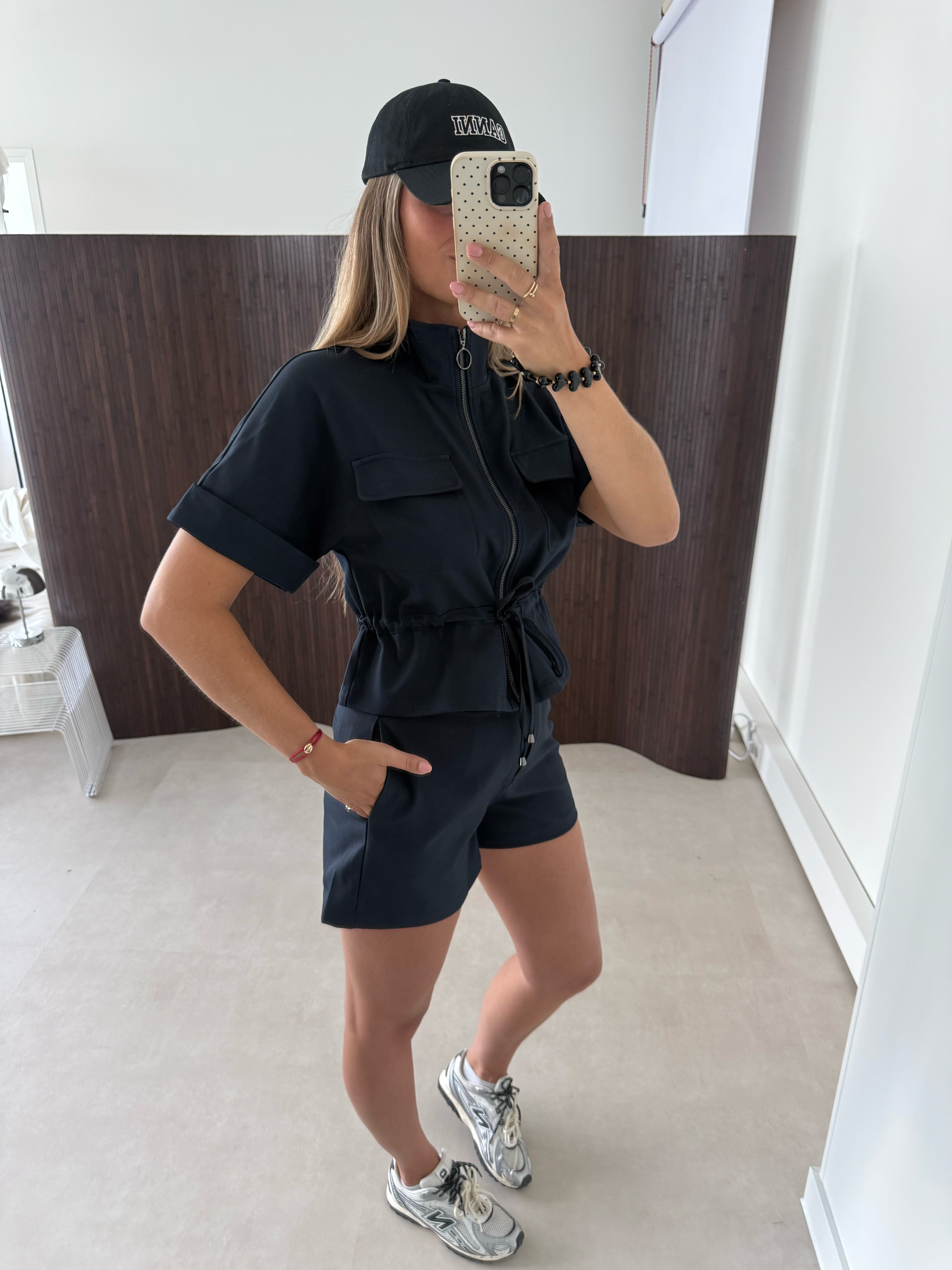 Ambika Cargo Jacket Navy | Ayla