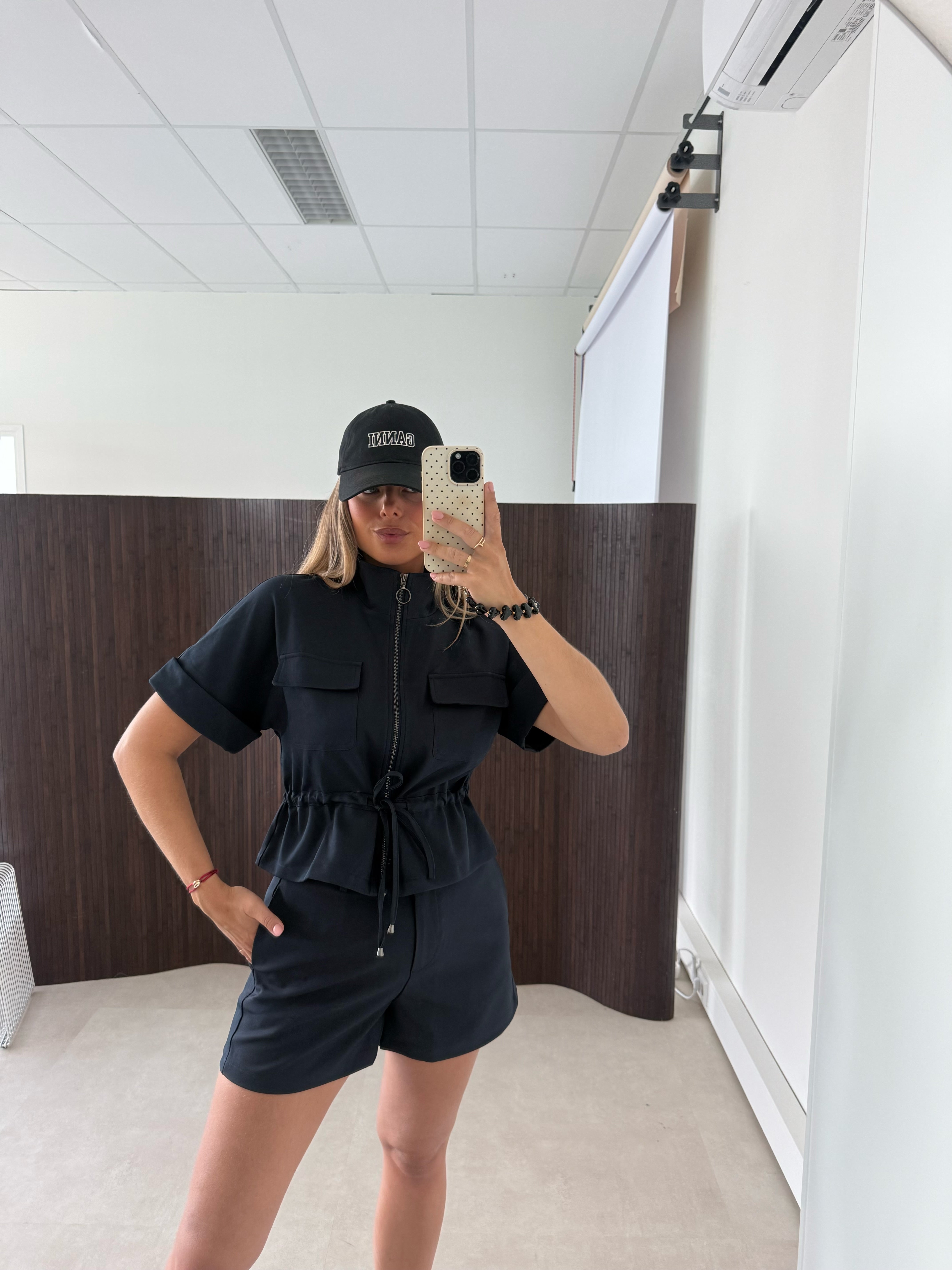 Ambika Cargo Jacket Navy | Ayla