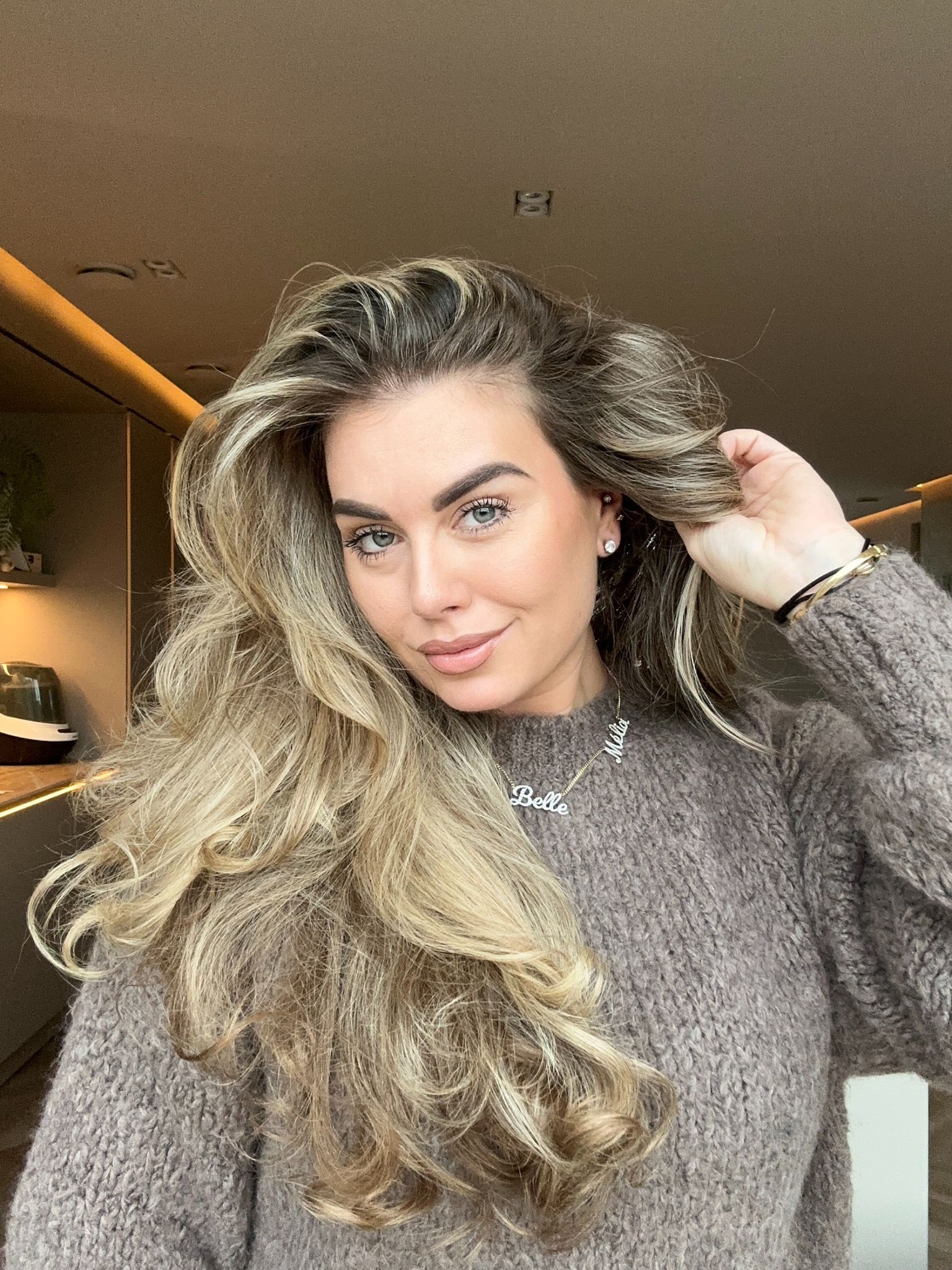 Knit Trui Taupe | Jessy