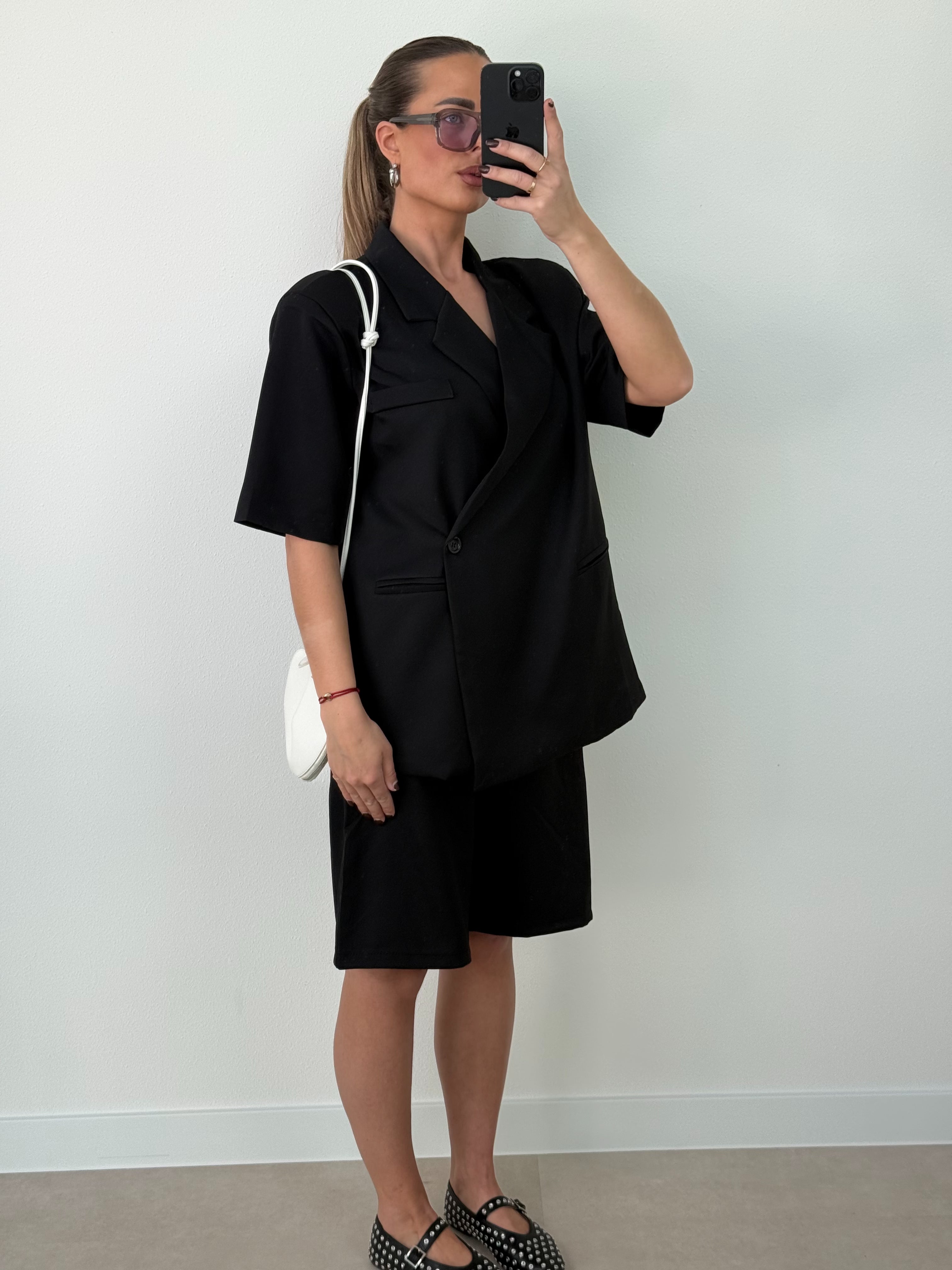 Blazer Two Piece Set Zwart | Bibi