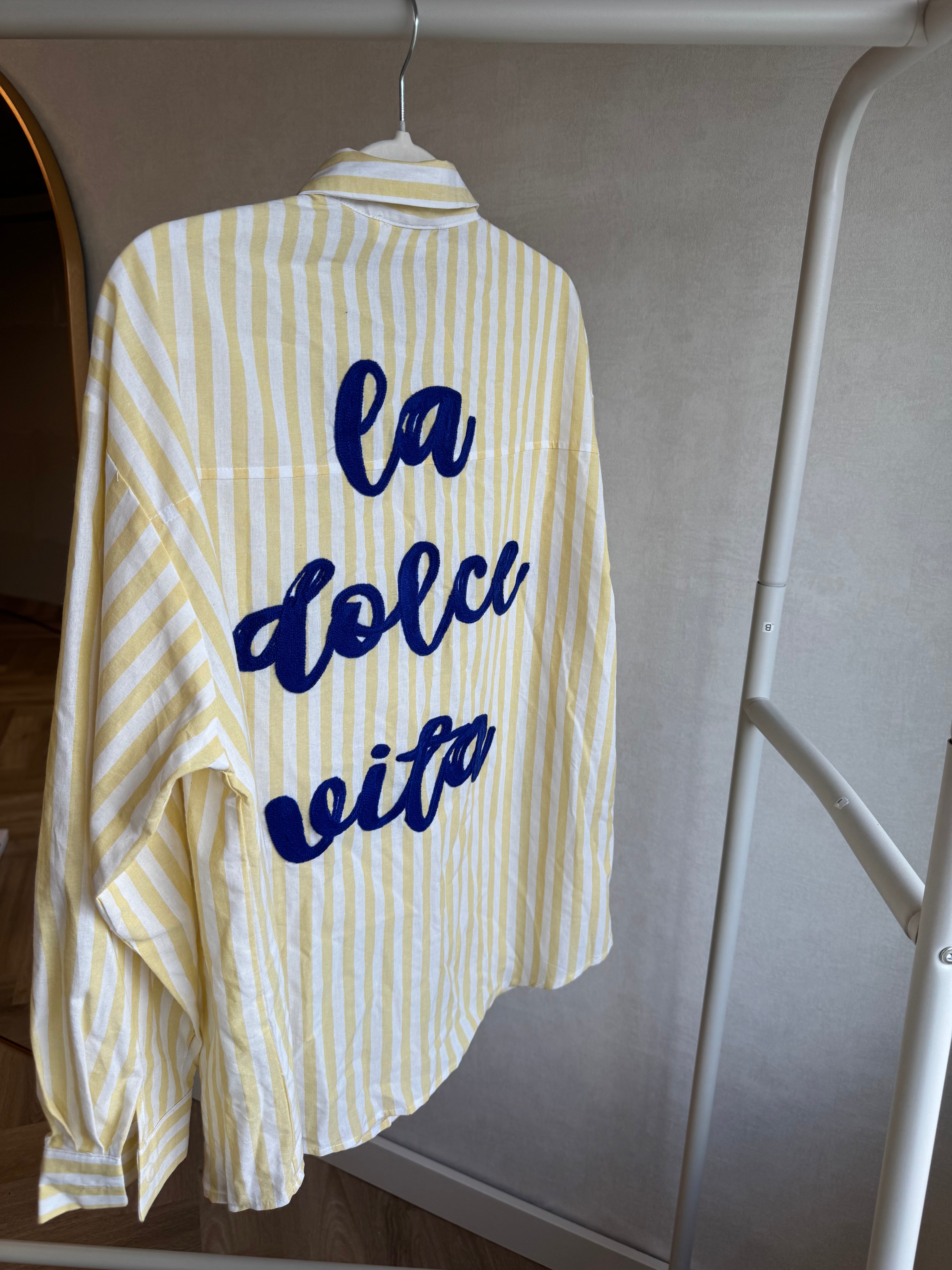 Blouse Gestreept Butter Yellow | Dolce