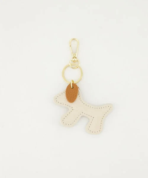 Bag Charm Hond Creme