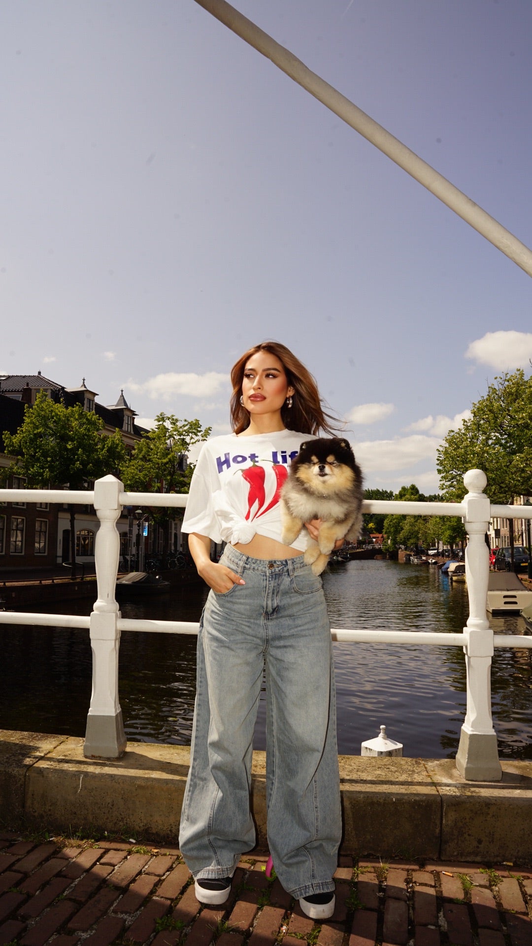 Wide Leg Jeans Vintage Blauw | Hailey