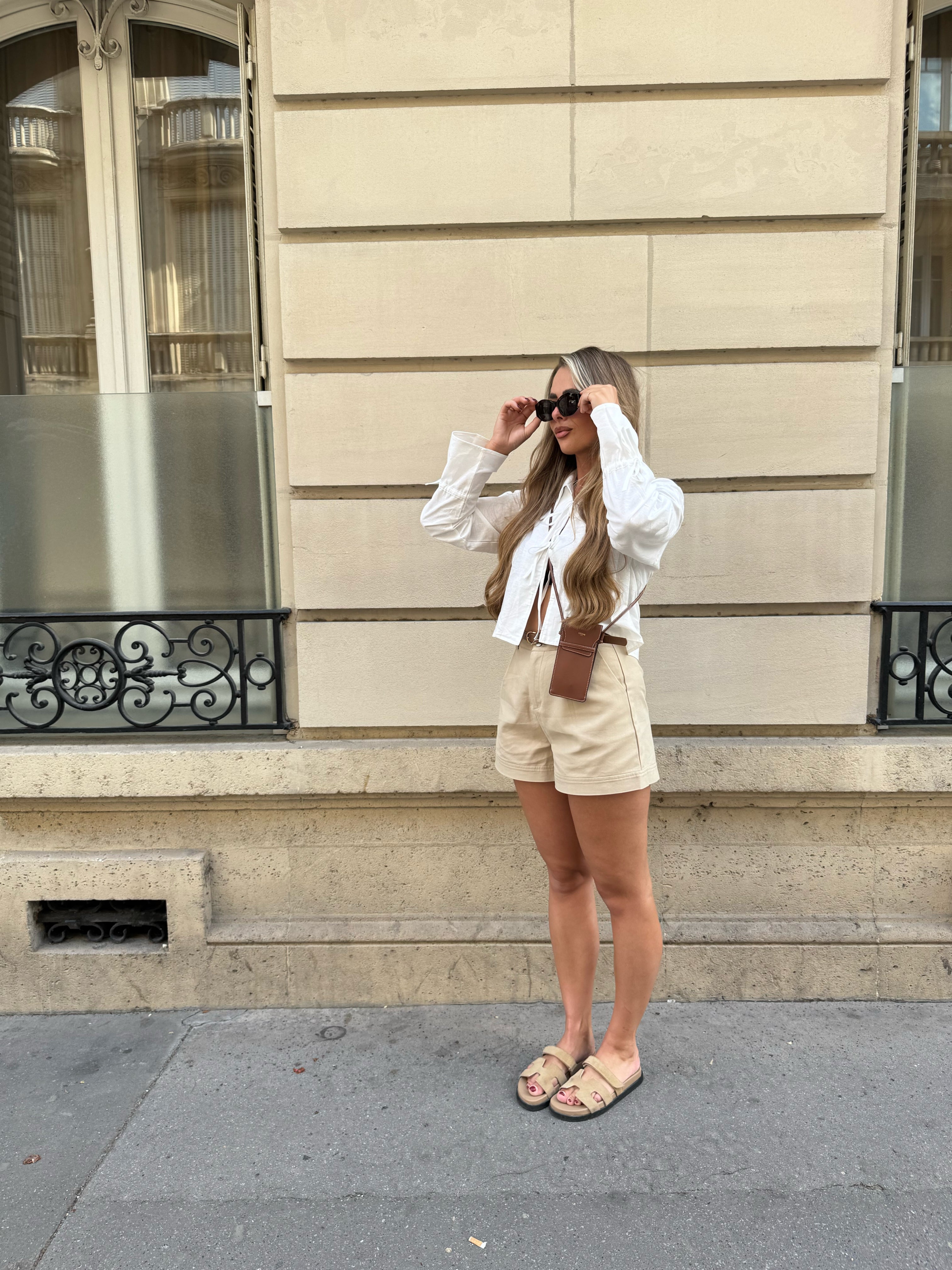 Blouse Strikjes Wit | Emily
